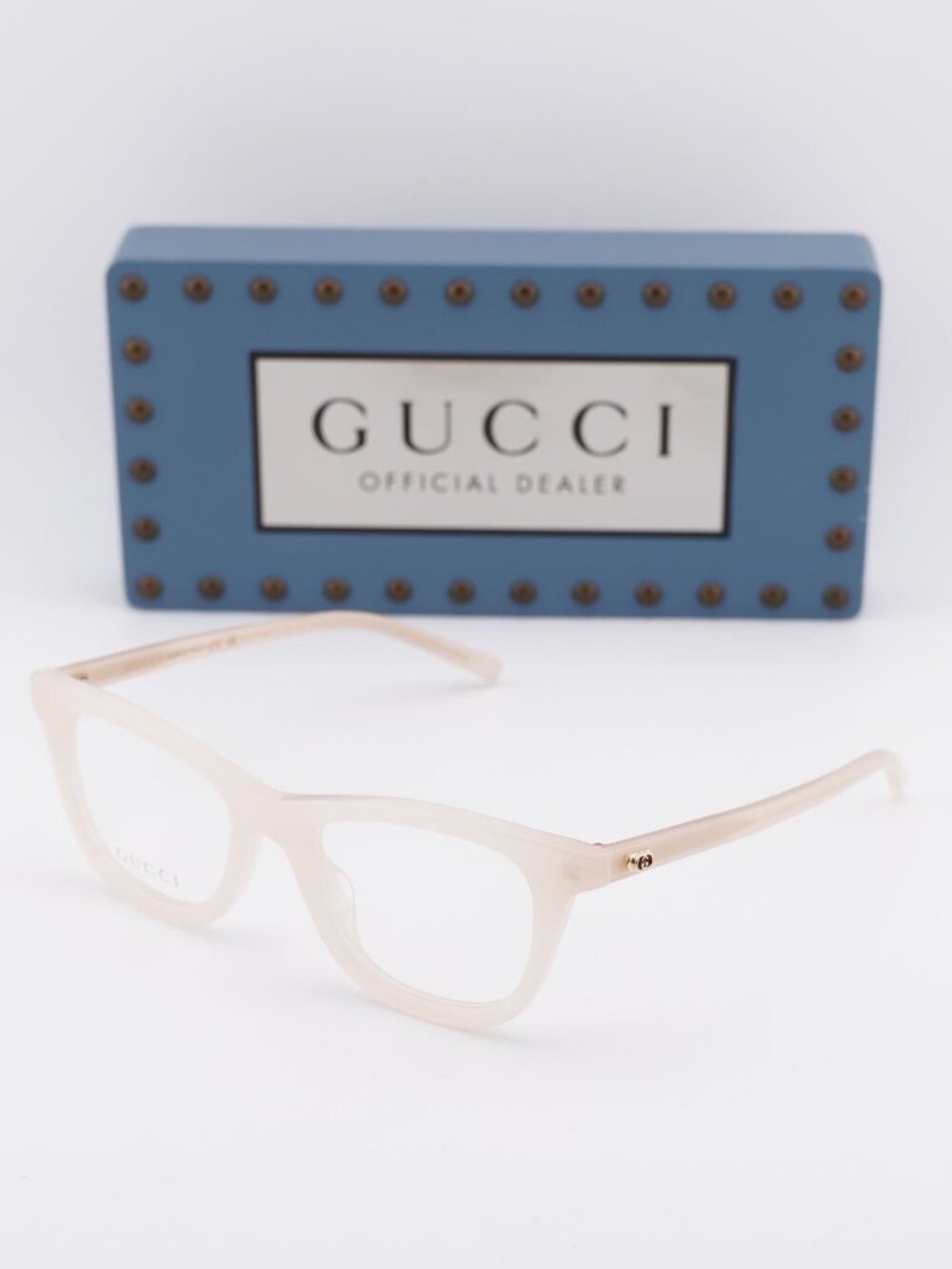 Gucci GG1945O 003 Cat Eye Eyeglasses - Shiny Pink 50mm